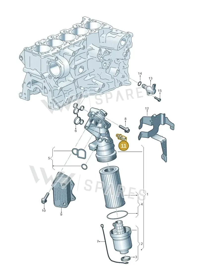 06E906054J — SEAT Formentor TSI CUPRA (2020-) diagram 898115200, position 11