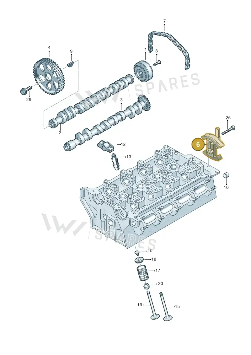 06F109217A — SEAT Exeo ST Reference (2008-2011) diagram 454109150, position 6