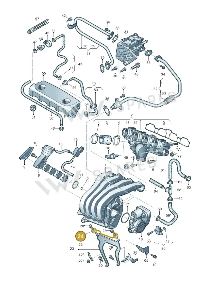 06F121273 — SEAT ALTEA                  07> (2006-) diagram 420133300, position 24