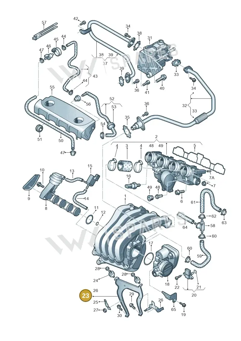 06F129722B — SEAT ALTEA                  07> (2006-) diagram 420133300, position 23