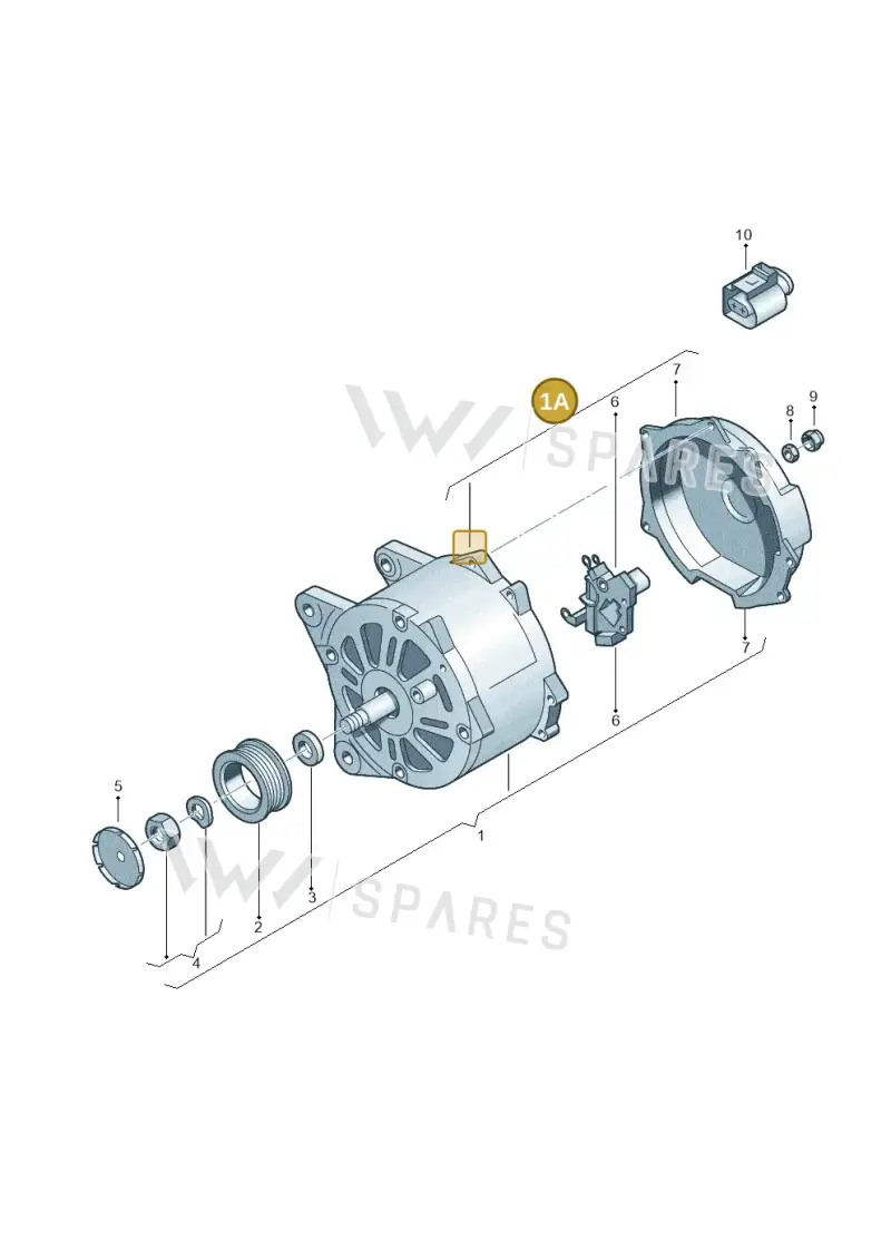 06F903023GX — SEAT Toledo Reference (2012-2015) diagram 631903000, position 1A