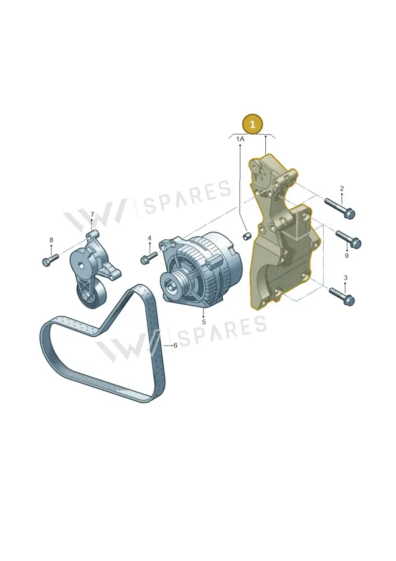 06F903143E — SEAT Leon Stylance (2010-2012) diagram 409903400, position 1