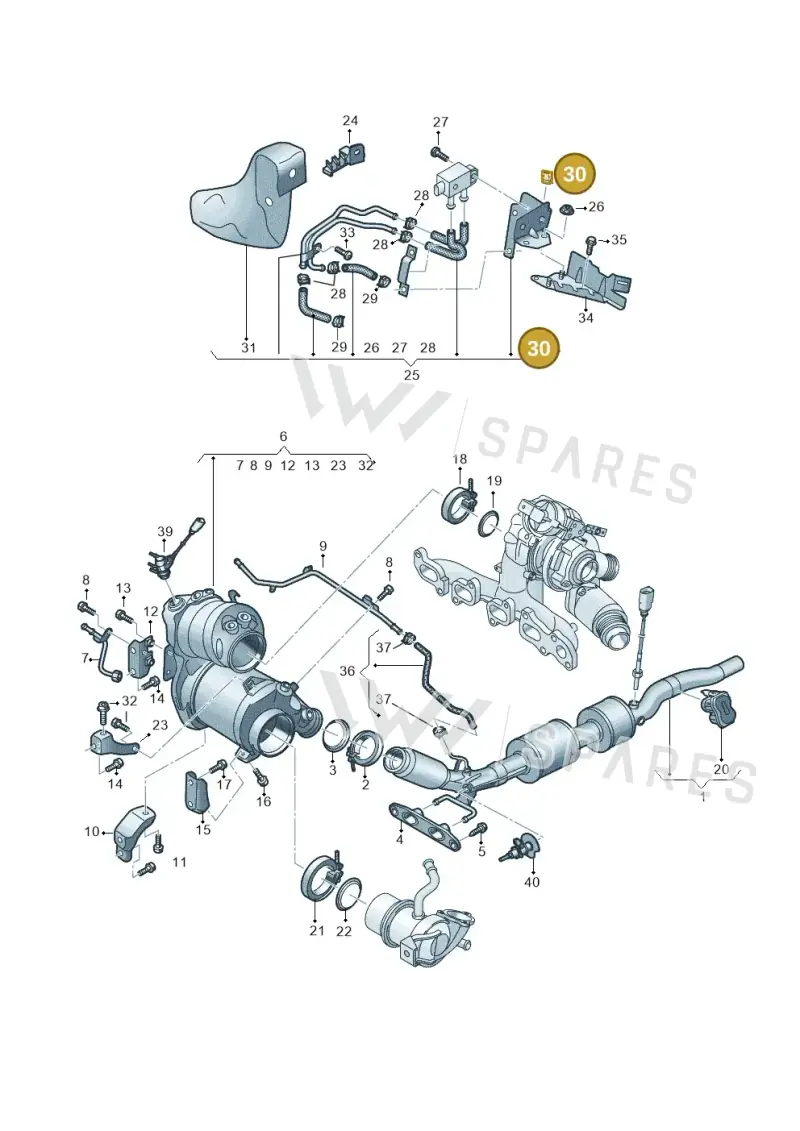 06F971842 — SEAT Formentor TSI CUPRA (2020-) diagram 793253054, position 30