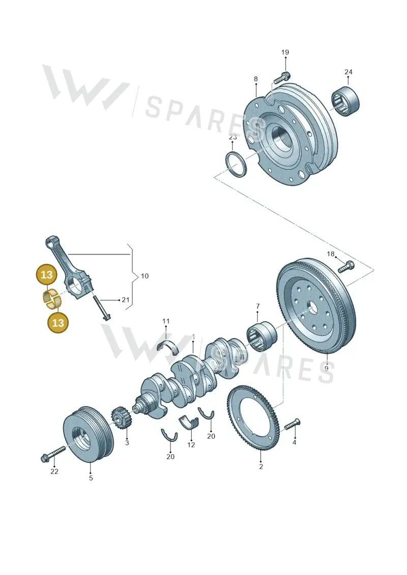 06H105701RGLB — SEAT Leon ST Stylance (2016-2020) diagram 724105050, position 13