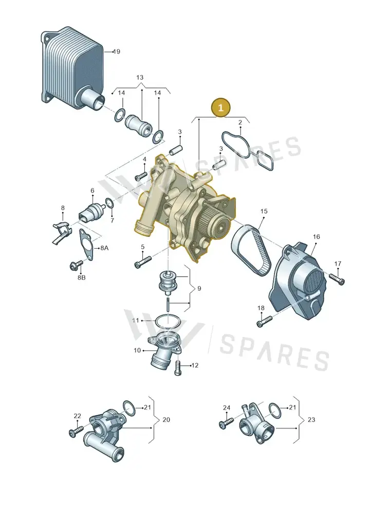 06H121026ED — SEAT Altea XL Reference (2013-2013) diagram 412121090, position 1