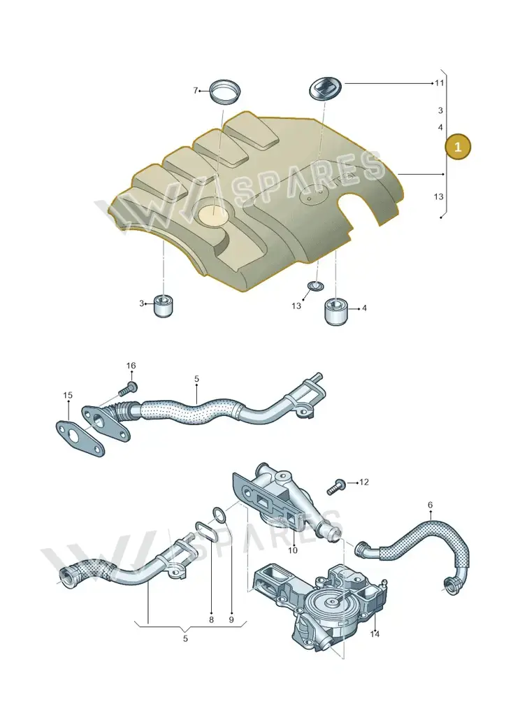 06J103925BH — SEAT Altea XL Reference (2013-2013) diagram 777103720, position 1
