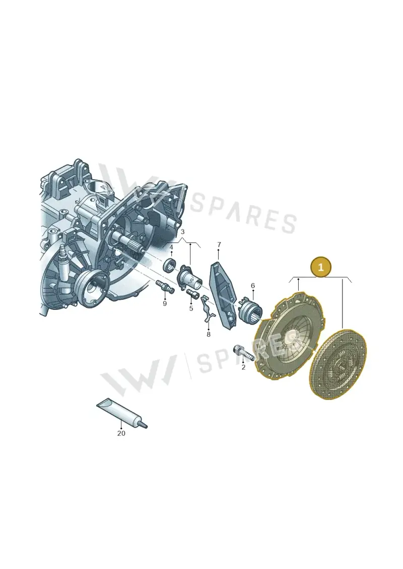 06K141015F — SEAT Leon ST Stylance (2016-2020) diagram 649141300, position 1