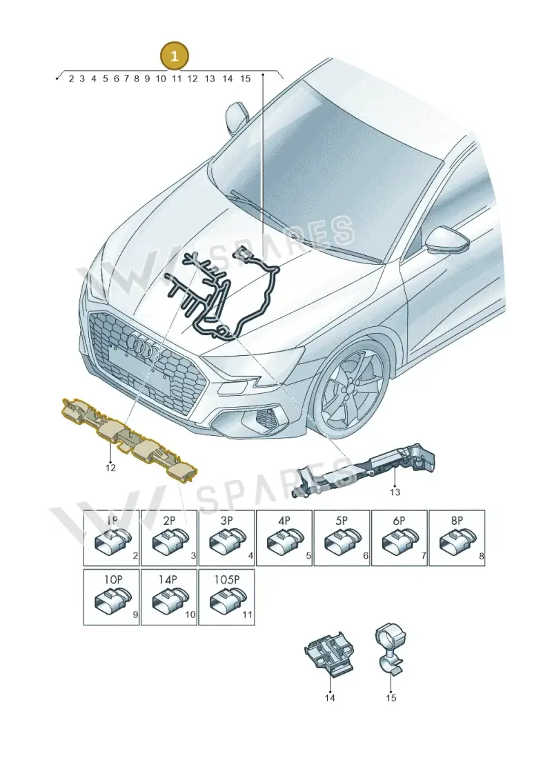 06K972627GR — SEAT Formentor TSI CUPRA (2020-) diagram 596971270, position 1