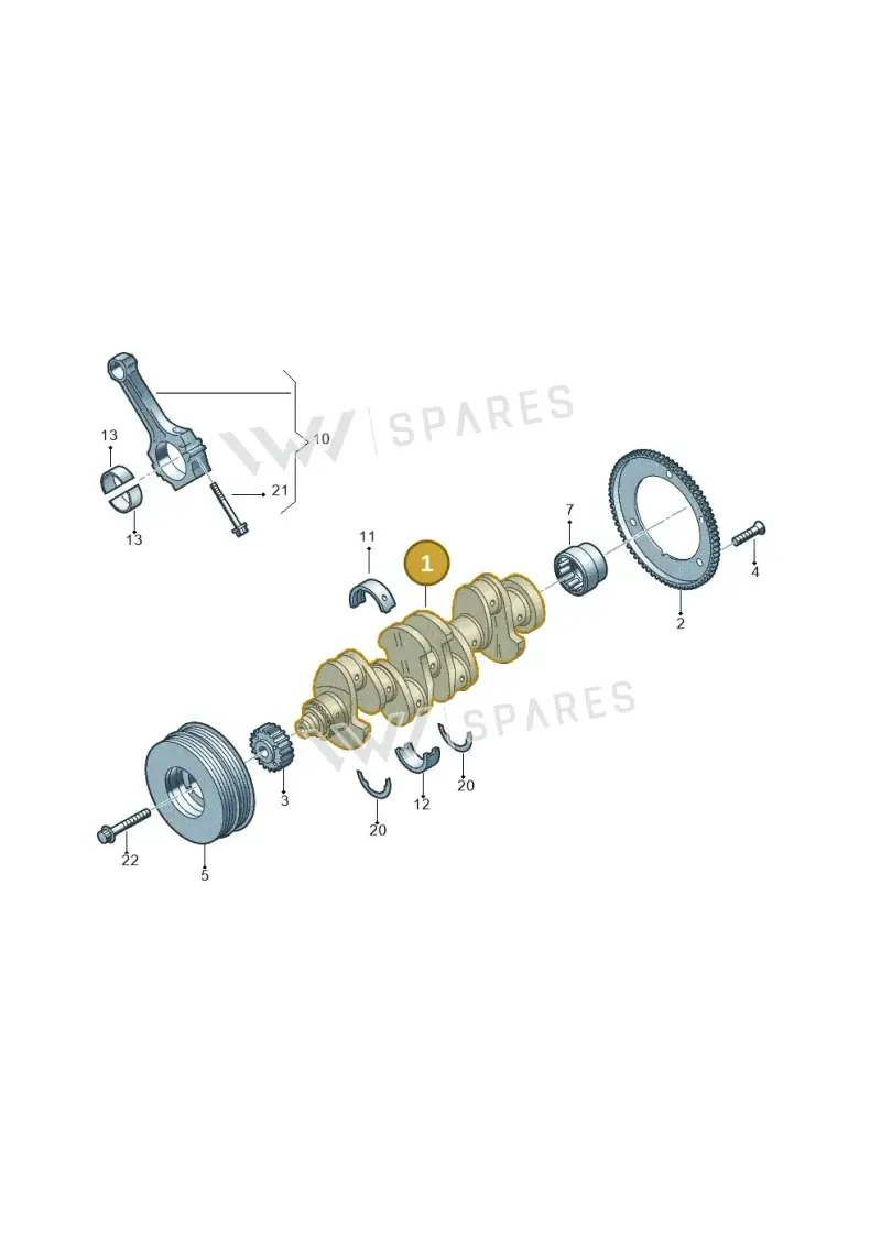 06L105101F — SEAT Formentor TSI CUPRA (2020-) diagram 5h0105030, position 1
