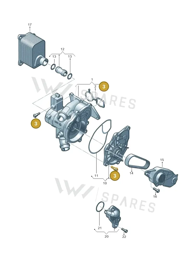 06L121441B — SEAT Formentor TSI CUPRA (2020-) diagram 724121030, position 3
