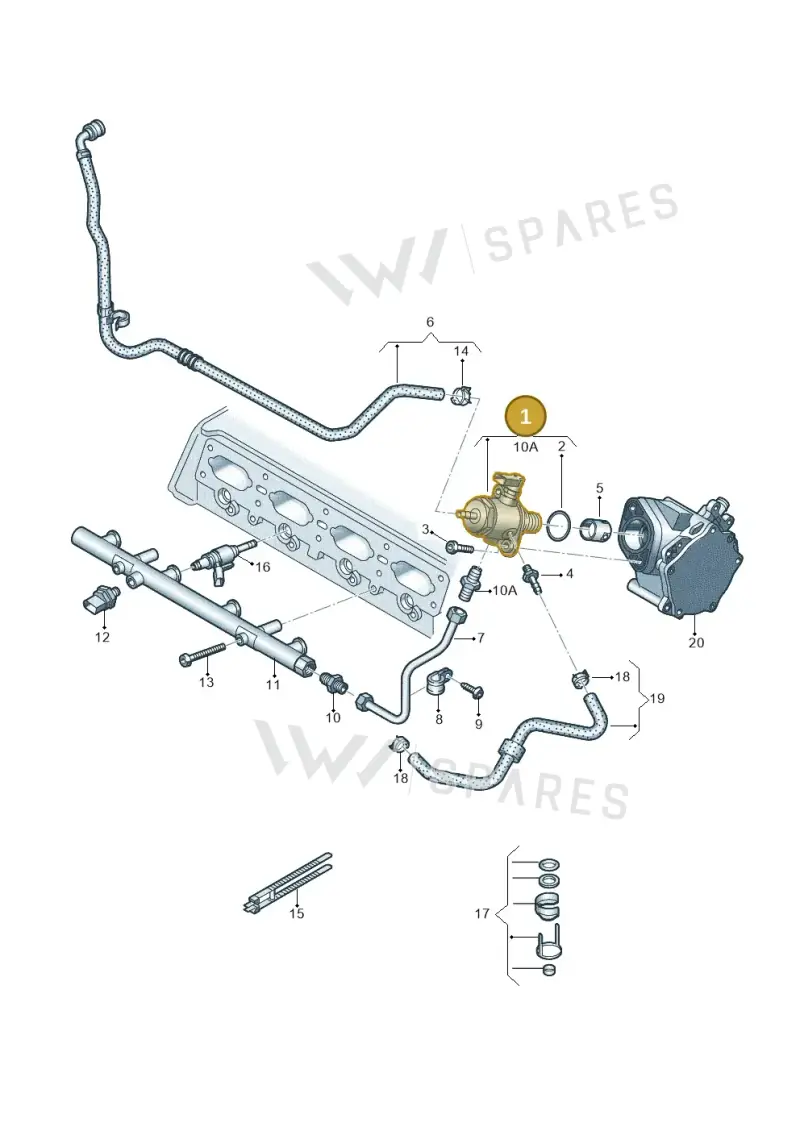 06L127025T — SEAT Leon ST Stylance (2016-2020) diagram 746133550, position 1
