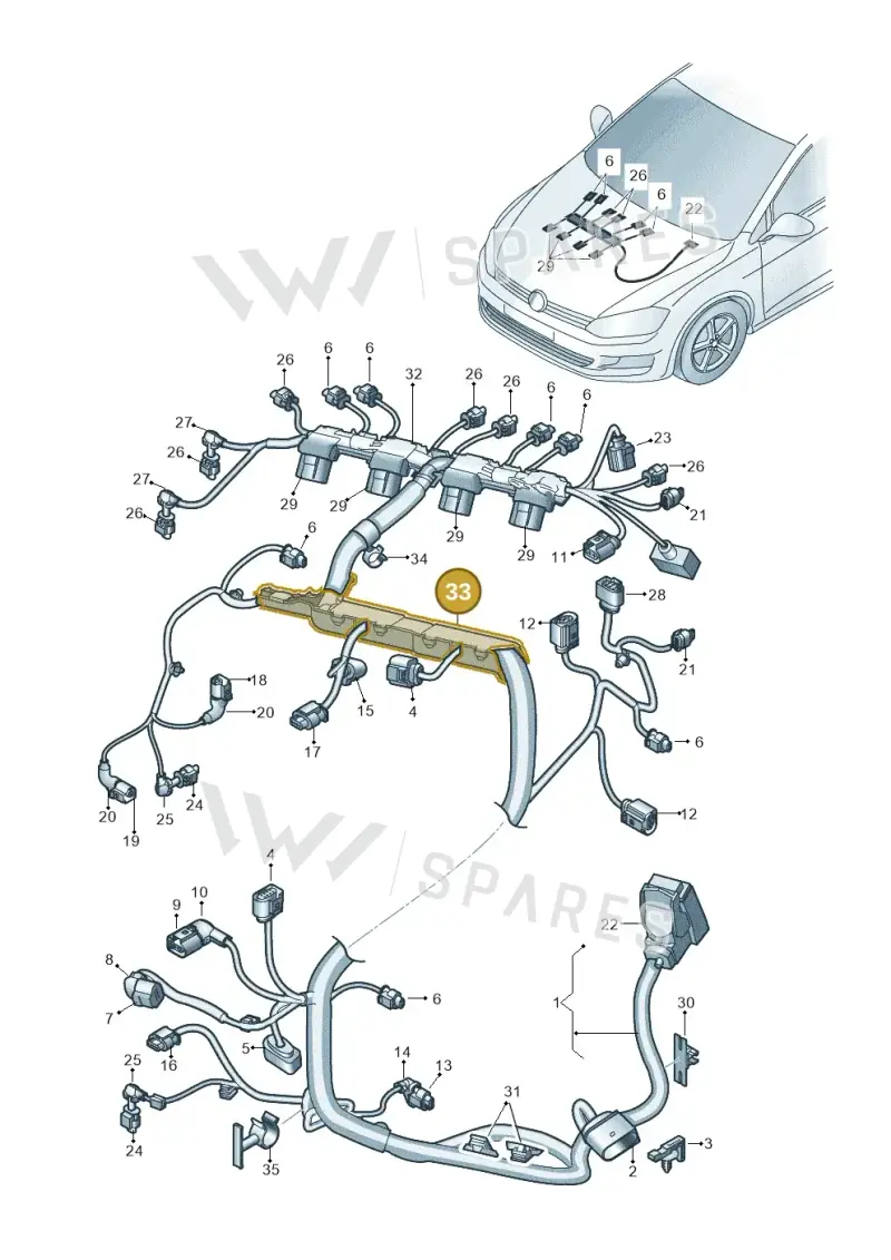 06L971824G — SEAT Ateca Style (2016-) diagram 746971160, position 33