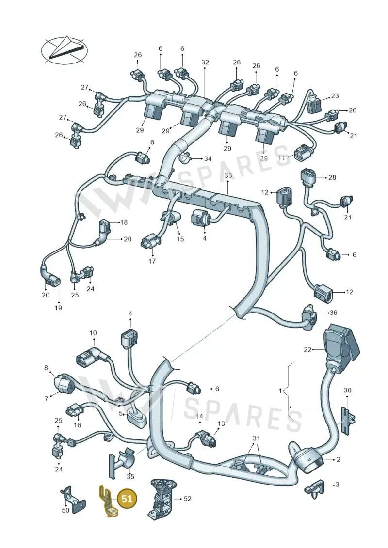 06L971845 — SEAT Tarraco FR (2018-2024) diagram 793971110, position 51