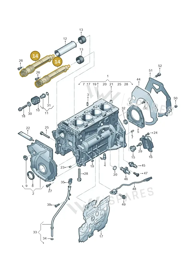 06N198205 — SEAT Formentor TSI CUPRA (2020-) diagram 596103018, position 14