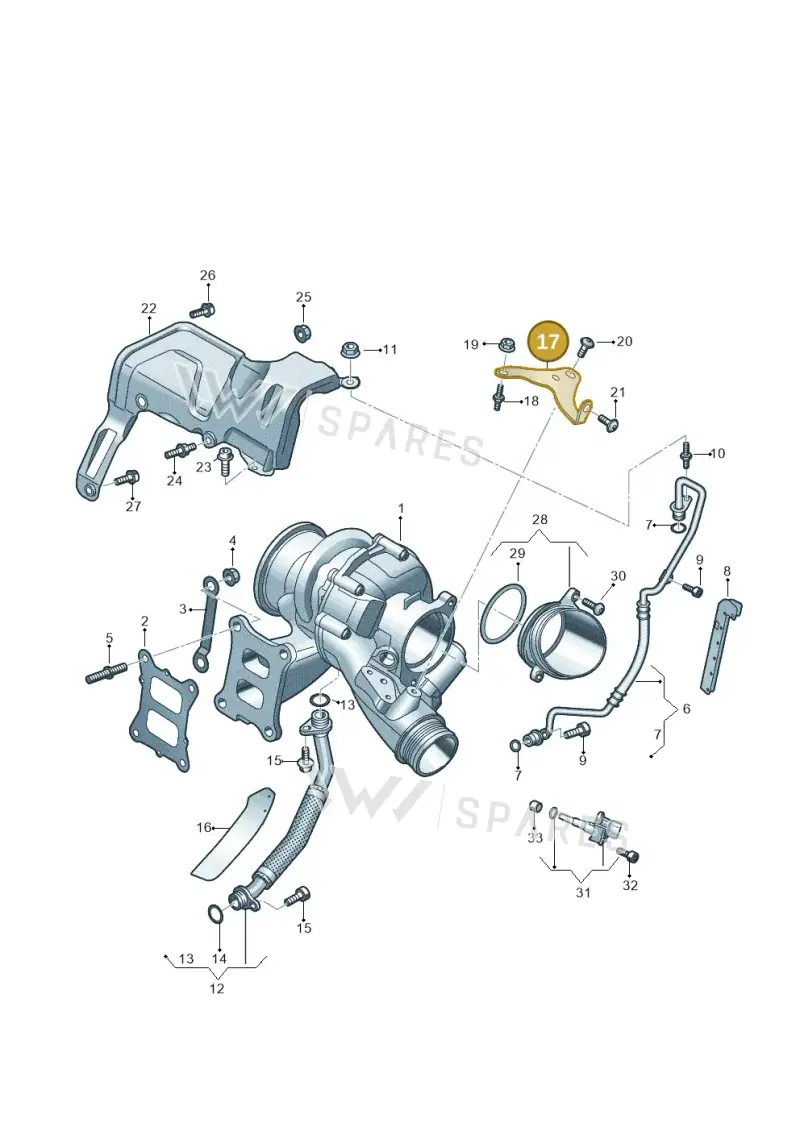 06Q145195C — SEAT Leon style (2019-) diagram 884145300, position 17