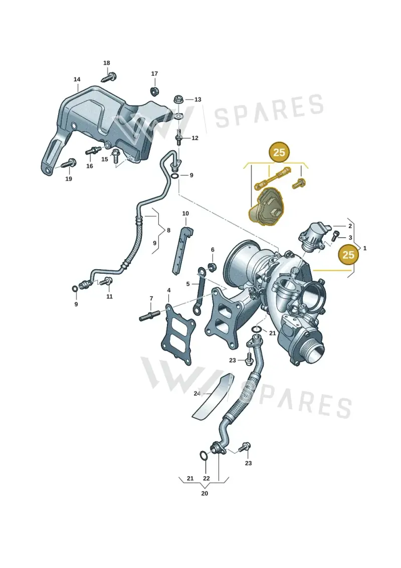 06Q198725 — SEAT 578 platform diagram 884145251, position 25