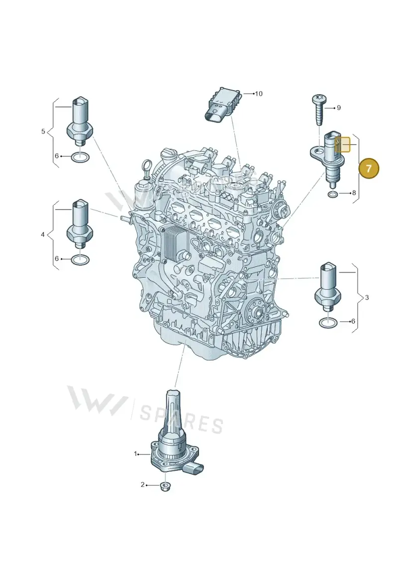 079919523J — SEAT Formentor TSI CUPRA (2020-) diagram 907660015, position 7