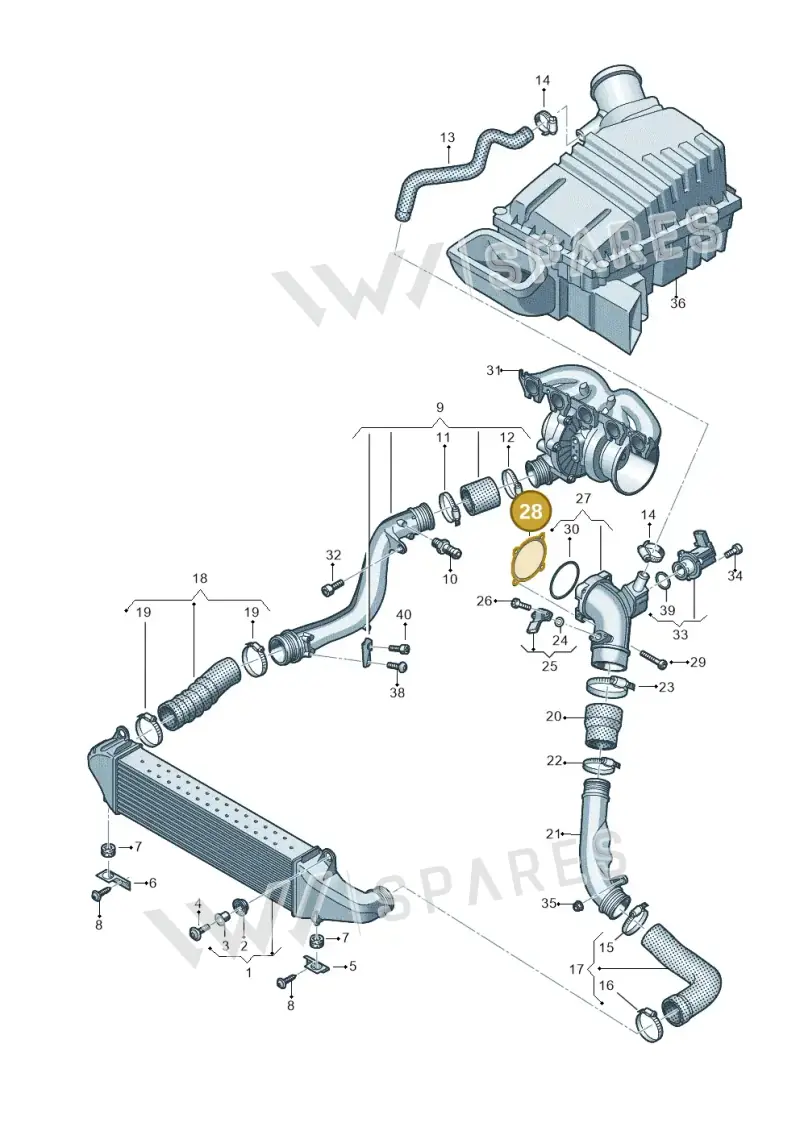 07D133073A — SEAT Formentor TSI CUPRA (2020-) diagram 596145610, position 28