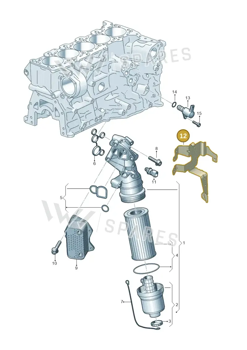 07K133239G — SEAT Formentor TSI CUPRA (2020-) diagram 898115200, position 12