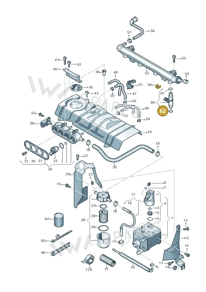 07K906149 — SEAT Ibiza Reference (2012-2012) diagram 672133420, position 62