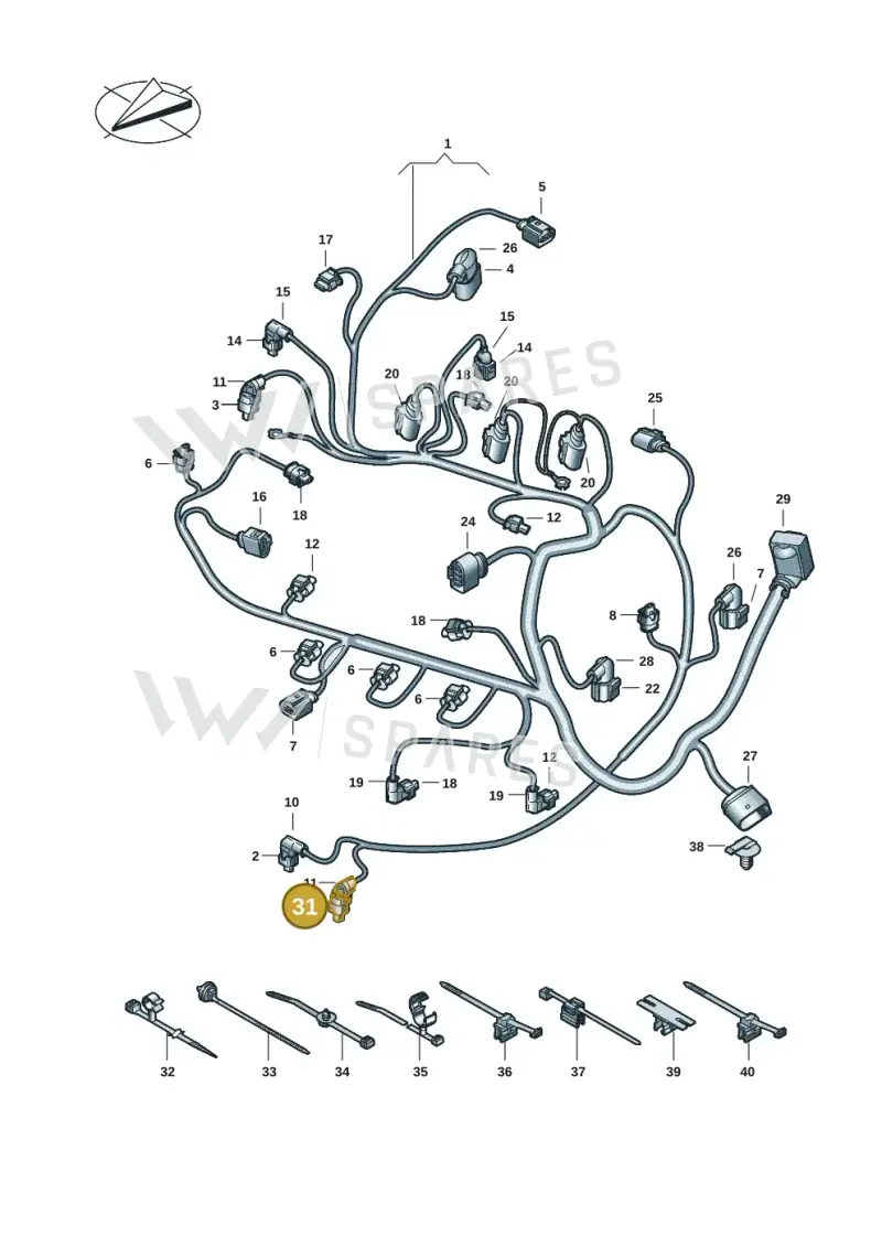 07P973702A — SEAT Leon style (2019-) diagram 5h0971014, position 31