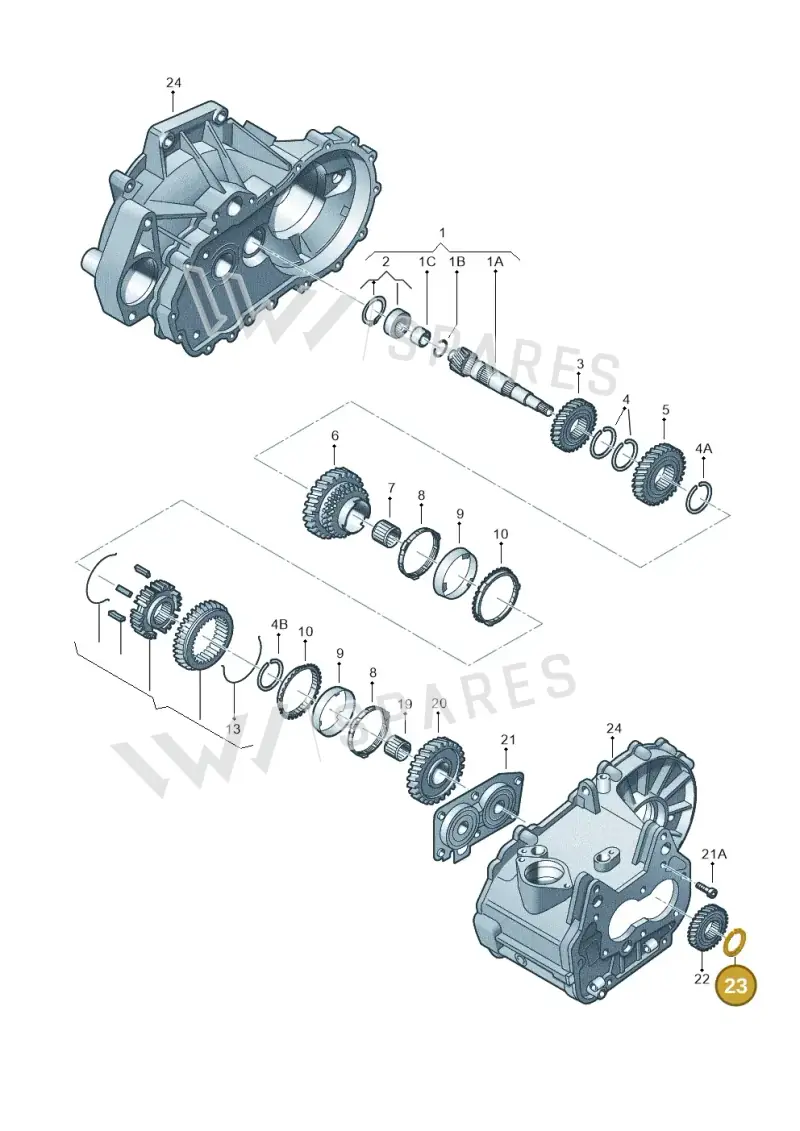 085311187 — SEAT Altea XL Reference (2013-2013) diagram 225311320, position 23