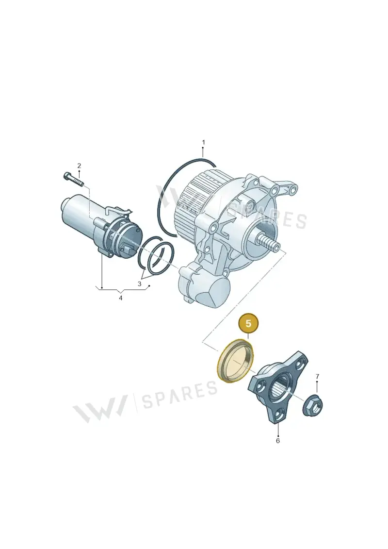 08E525275 — SEAT Formentor TSI CUPRA (2020-) diagram 596525015, position 5