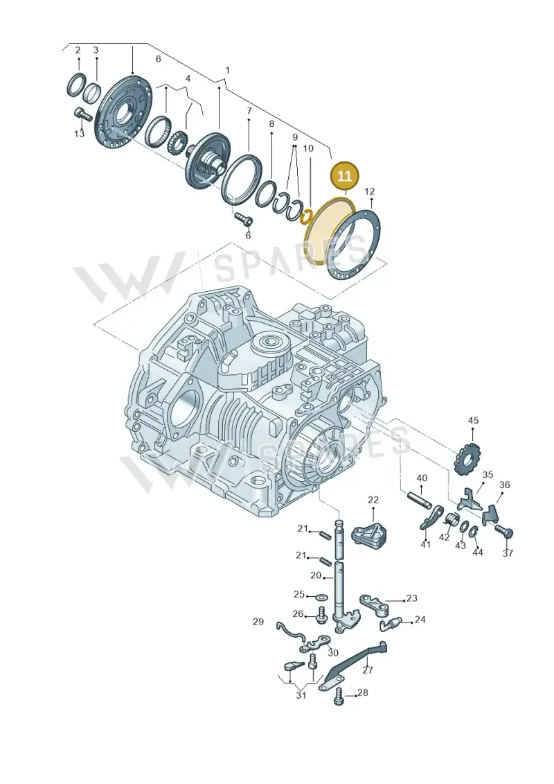 095321386 — SEAT TOLEDO/LEON/LEON-4 (2001-2006) diagram 167321550, position 11