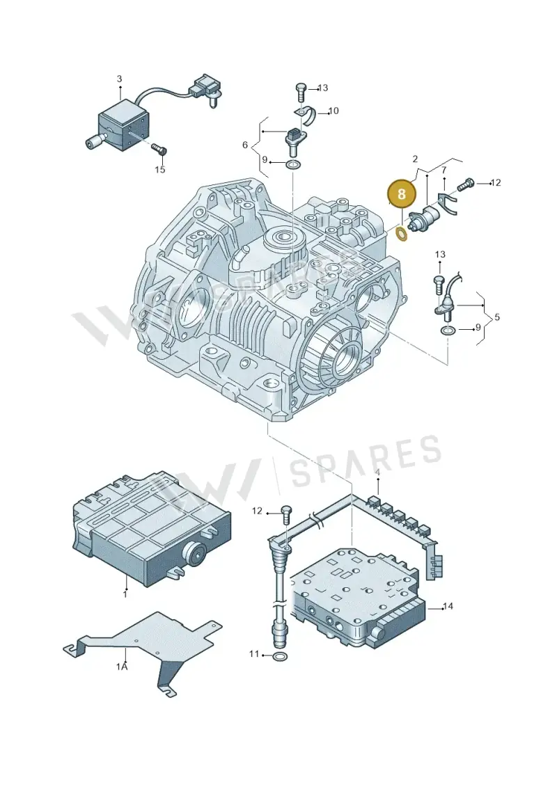 095321529 — SEAT TOLEDO/LEON/LEON-4 (2001-2006) diagram 194927500, position 8