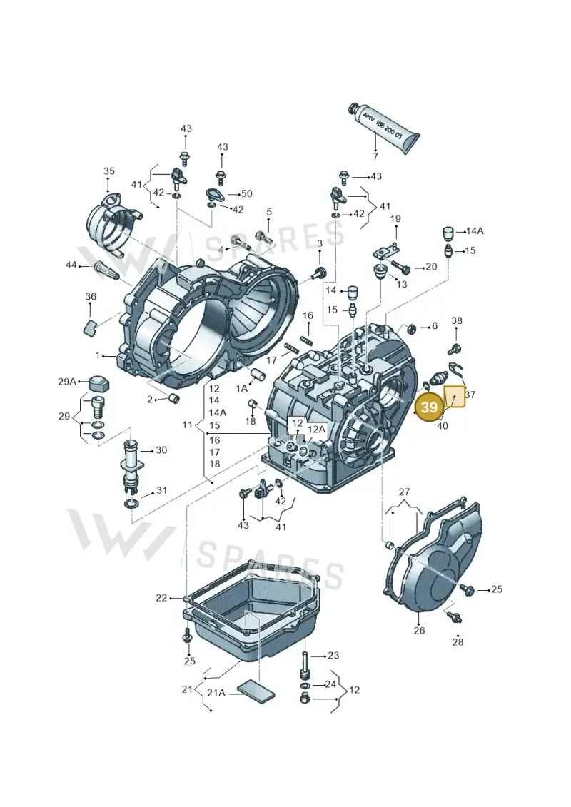 095321529 — SEAT ALHAMBRA/4MOTION (2005-) diagram 245321500, position 39