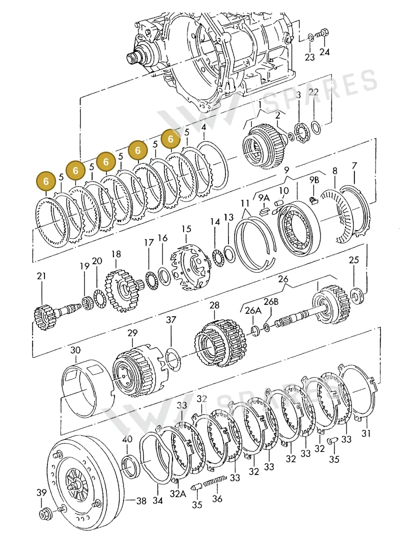 095323231C — SEAT ALHAMBRA (1996-2000) diagram 162323500, position 6