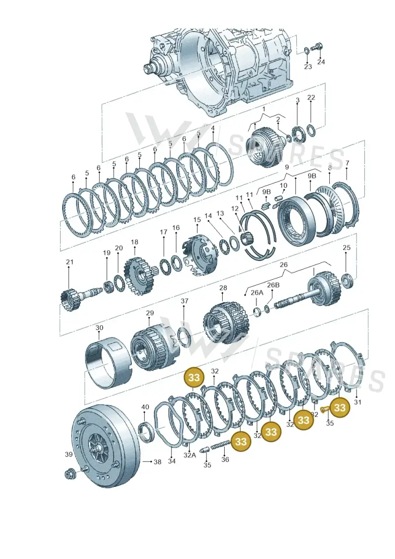 095323465F — SEAT ALHAMBRA/4MOTION (2005-) diagram 245323570, position 33