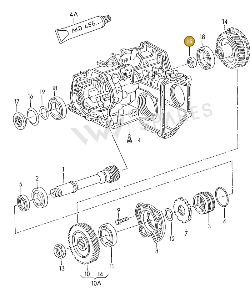 095323710 — SEAT TOLEDO        SEAT MOD.97>99 (1996-1999) diagram 121323700, position 15