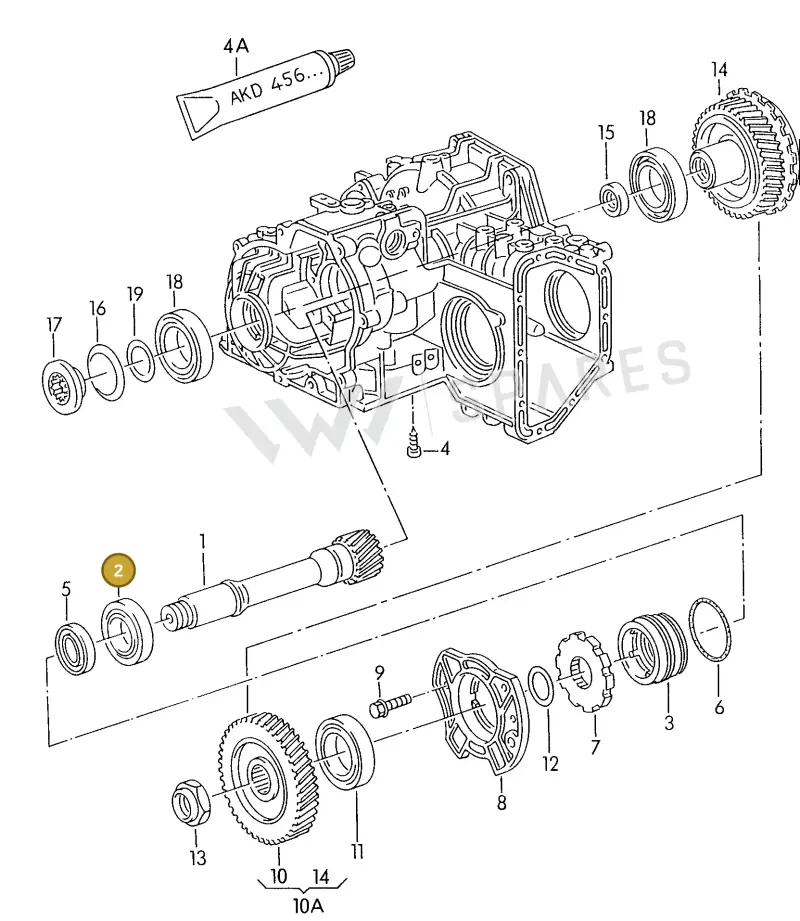 096323851A — SEAT TOLEDO        SEAT MOD.97>99 (1996-1999) diagram 121323700, position 2