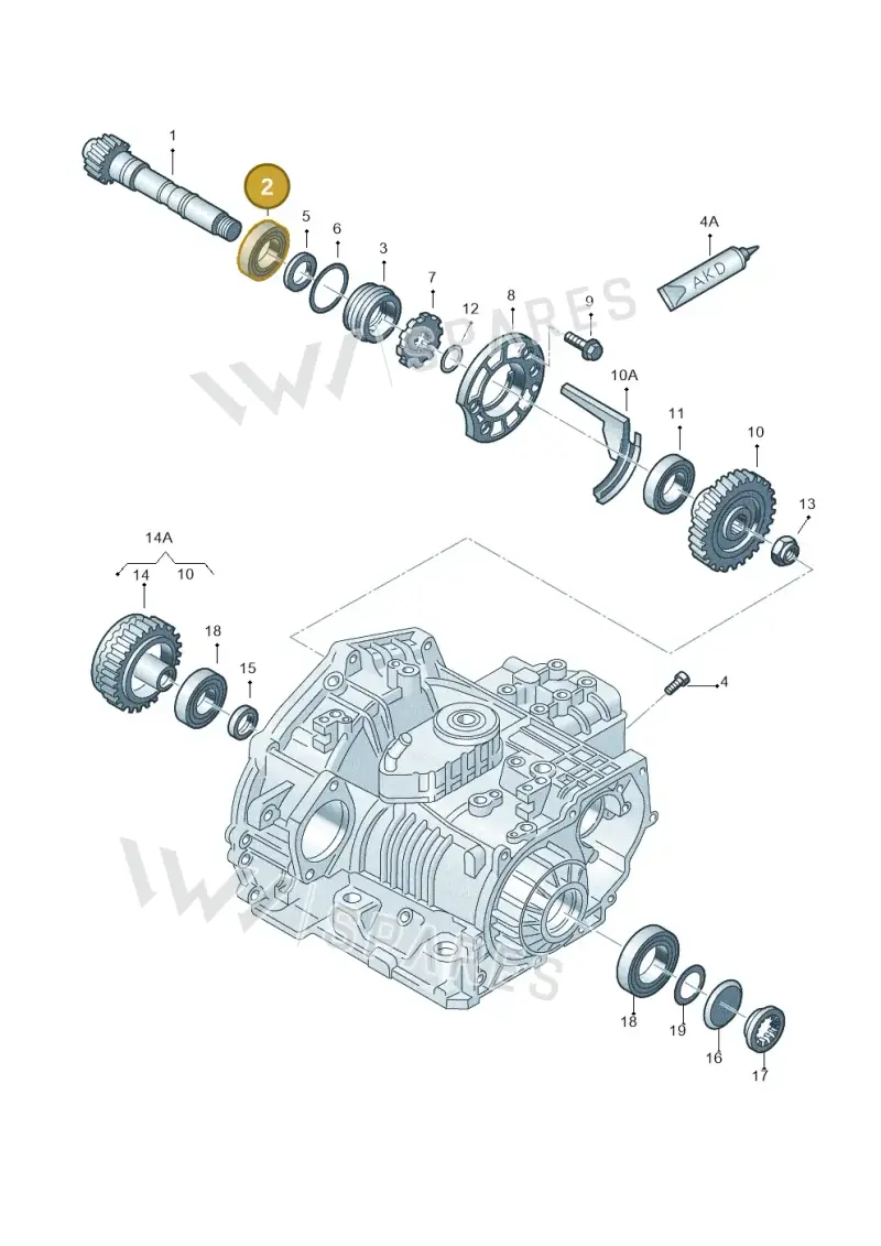 096323851A — SEAT TOLEDO/LEON/LEON-4 (2001-2006) diagram 203323700, position 2