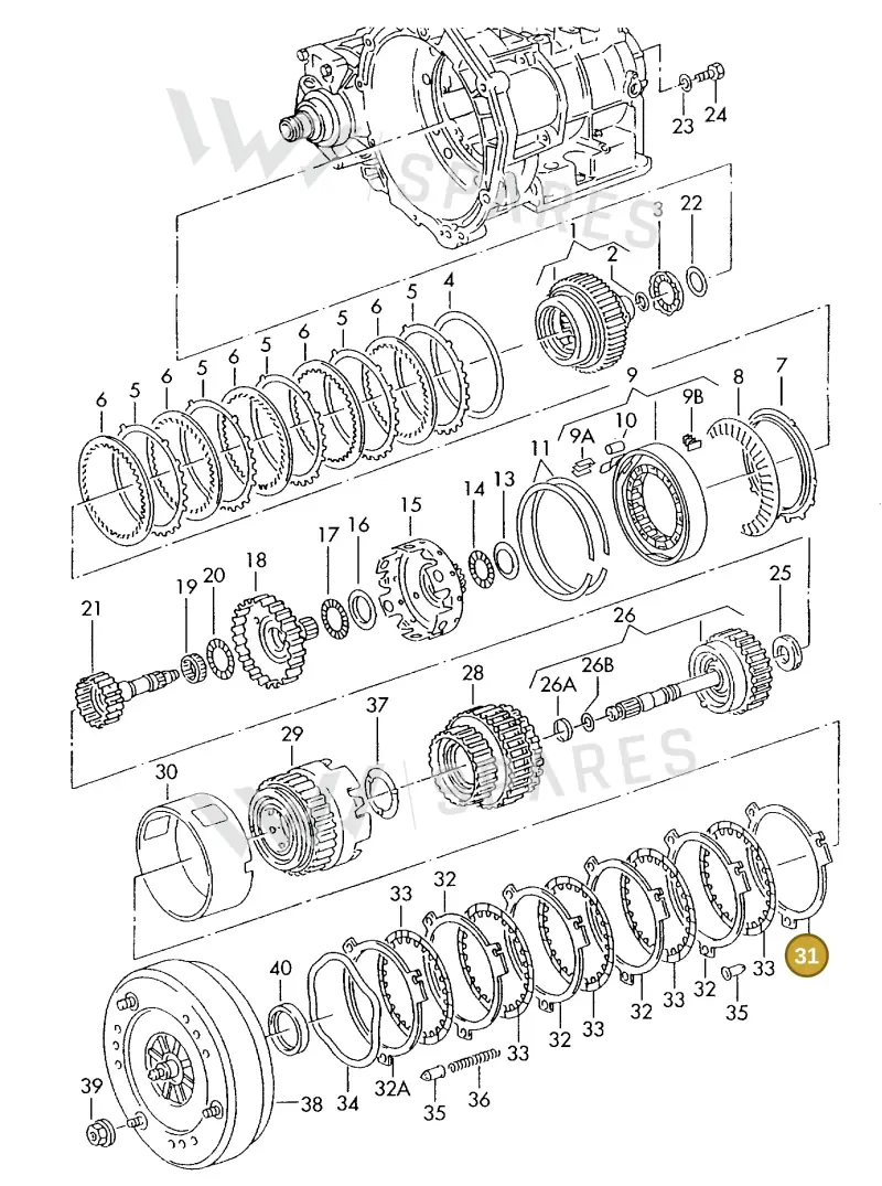 097323463C — SEAT ALHAMBRA (1996-2000) diagram 162323500, position 31