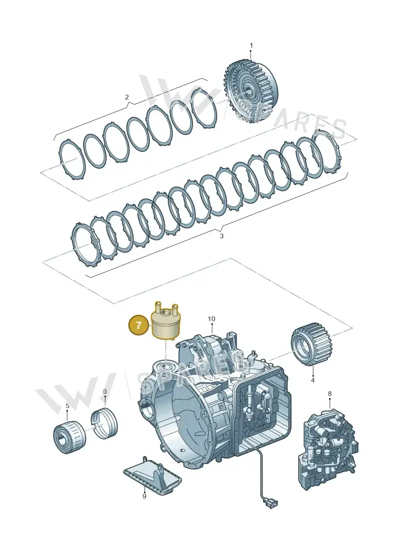 09A409061 — SEAT Alhambra (2006-2010) diagram 245323500, position 7
