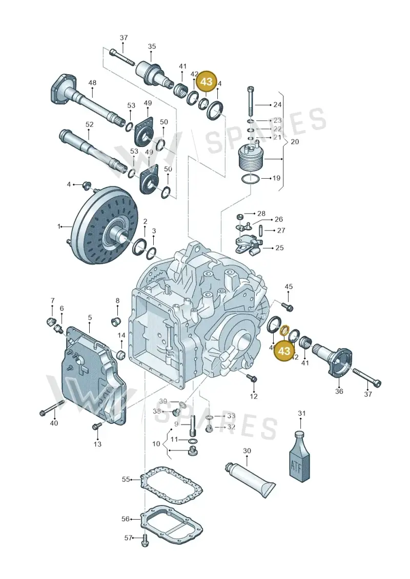 09A409374 — SEAT Alhambra (2006-2010) diagram 406321650, position 43