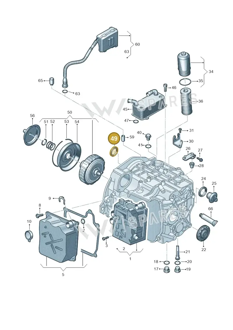 09A409400B — SEAT Tarraco FR (2018-2024) diagram 793321780, position 49