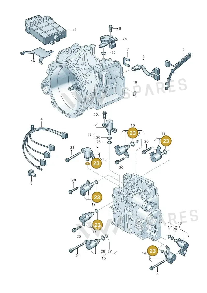 09A927322 — SEAT Alhambra (2006-2010) diagram 244927600, position 23