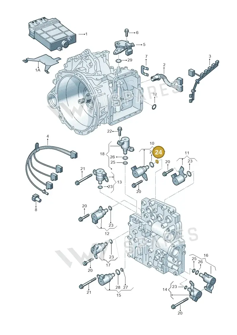 09A927322A — SEAT Alhambra (2006-2010) diagram 244927600, position 24
