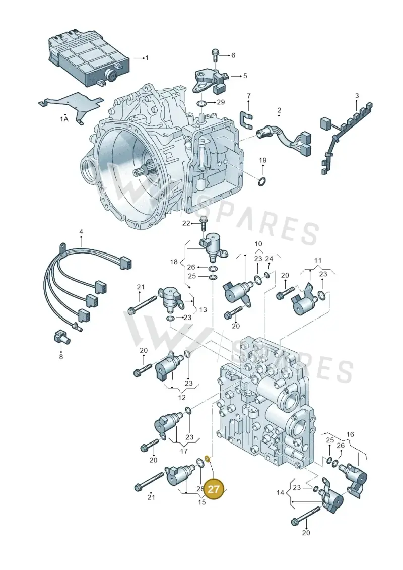 09A927322B — SEAT Alhambra (2006-2010) diagram 244927600, position 27