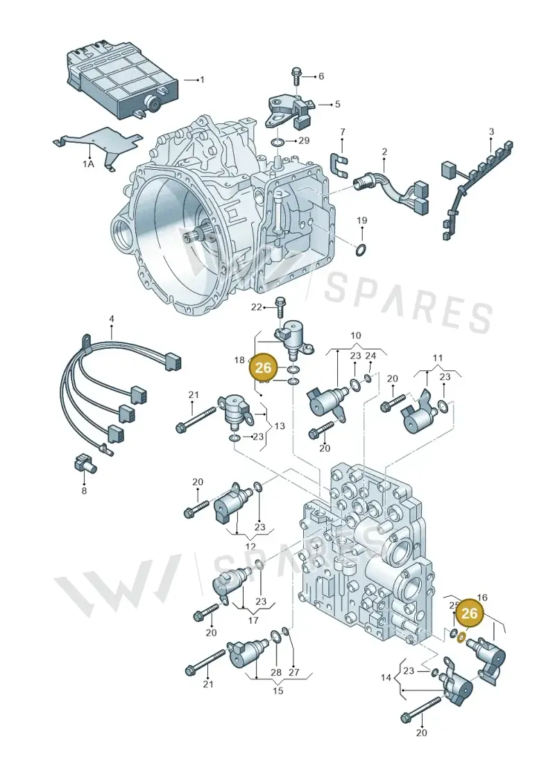09A927322E — SEAT Alhambra (2006-2010) diagram 244927600, position 26