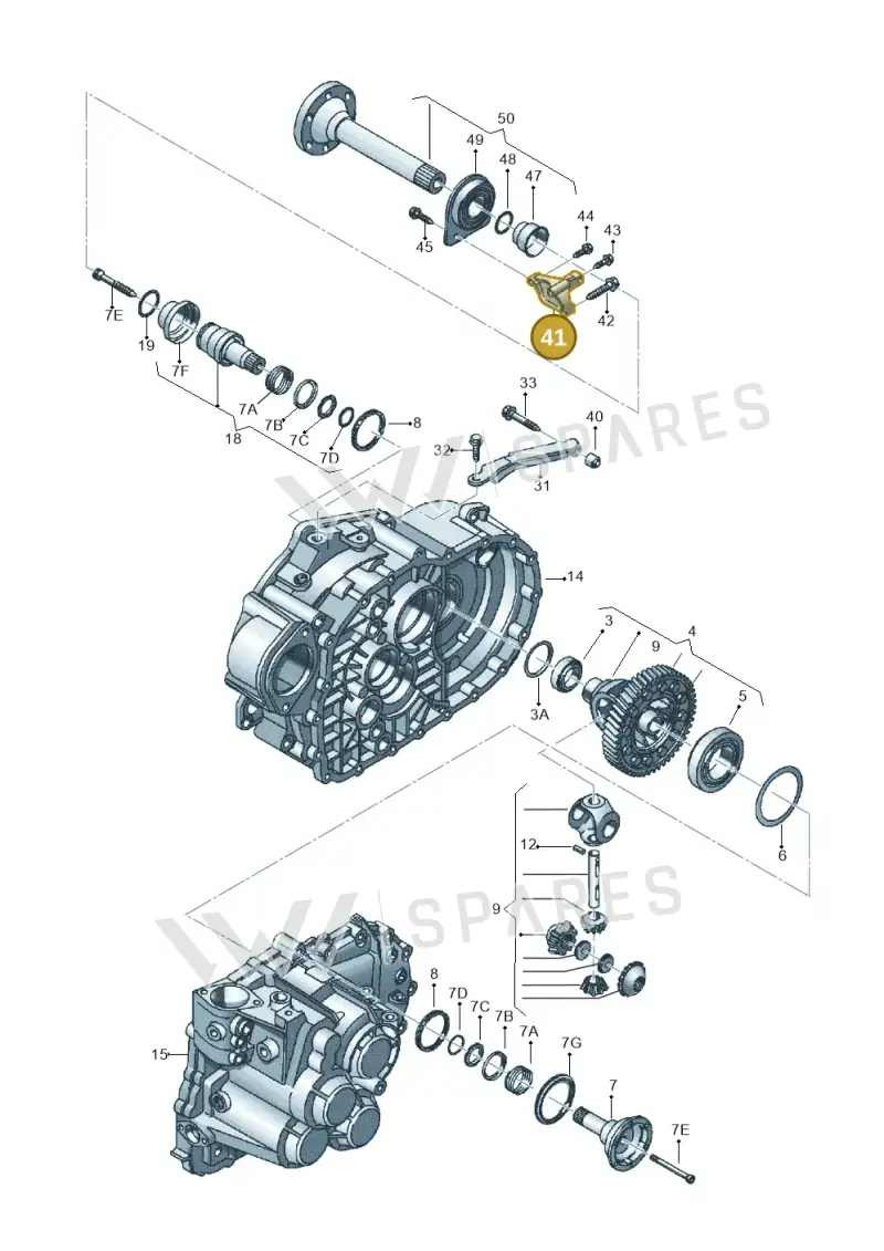 09B409905D — SEAT Alhambra (2006-2010) diagram 406409150, position 41
