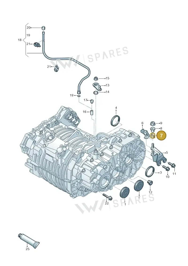 09G321798 — SEAT Mii electric (2020-2021) diagram 899305020, position 7