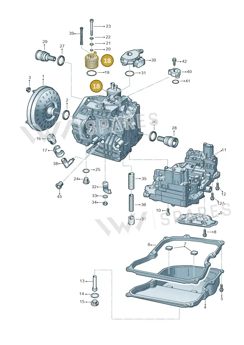 09G409061 — SEAT Altea XL Reference (2010-2013) diagram 278321650, position 18