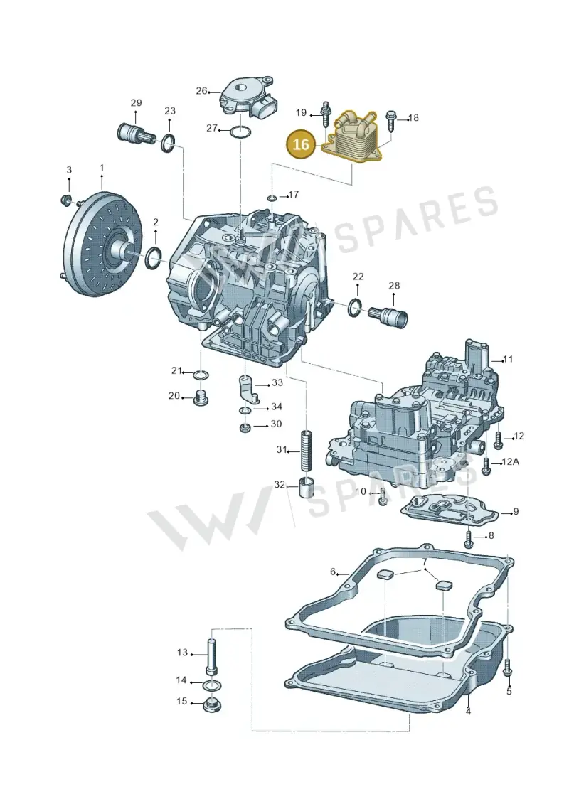 09G409061B — SEAT Toledo Reference (2012-2015) diagram 461321650, position 16