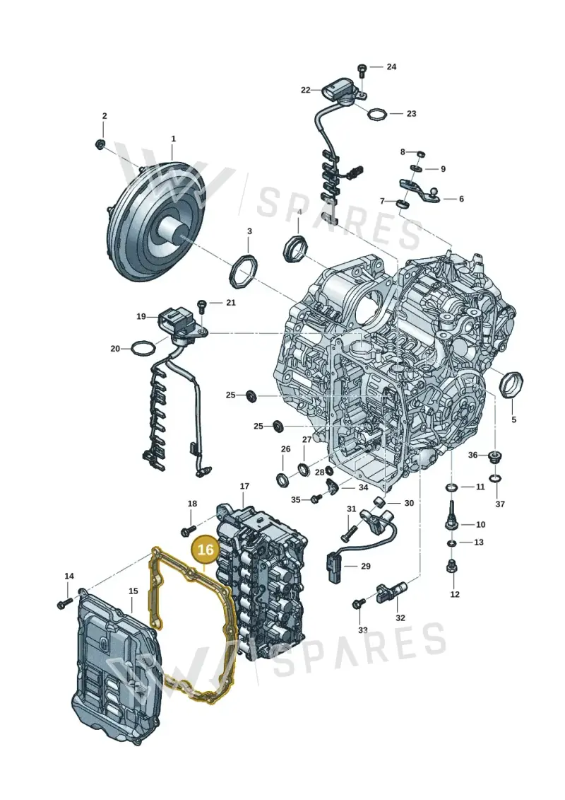 09S321370 — SEAT Leon style (2019-) diagram 5h0300270, position 16
