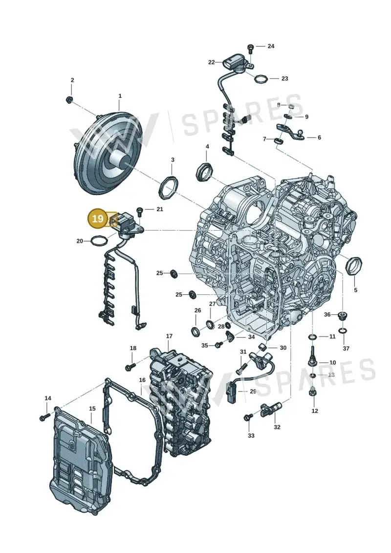 09S927363A — SEAT Leon style (2019-) diagram 5h0300270, position 19