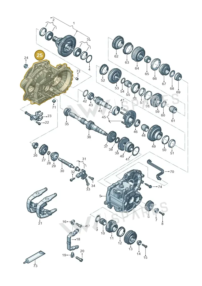 0A4301107AN — SEAT Arona FR (2017-) diagram 827315030, position 25